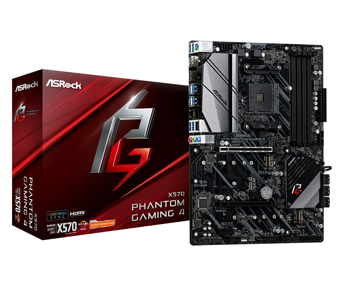 Материнська плата ASRock X570 Phantom Gaming 4 Socket AM4